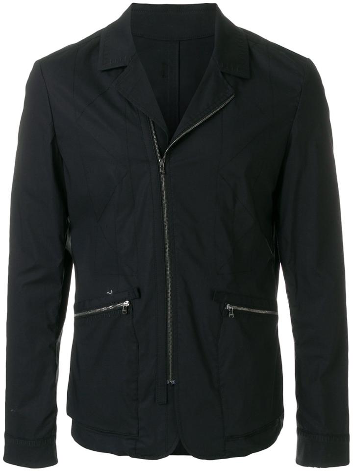 Wooyoungmi Stitch Detail Zipped Jackets - Black