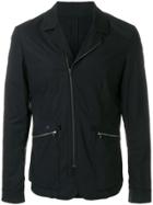 Wooyoungmi Stitch Detail Zipped Jackets - Black