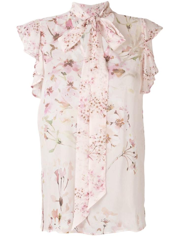 Twin-set Scarf Neck Blouse - Pink