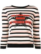 Elisabetta Franchi Striped Jumper - Pink