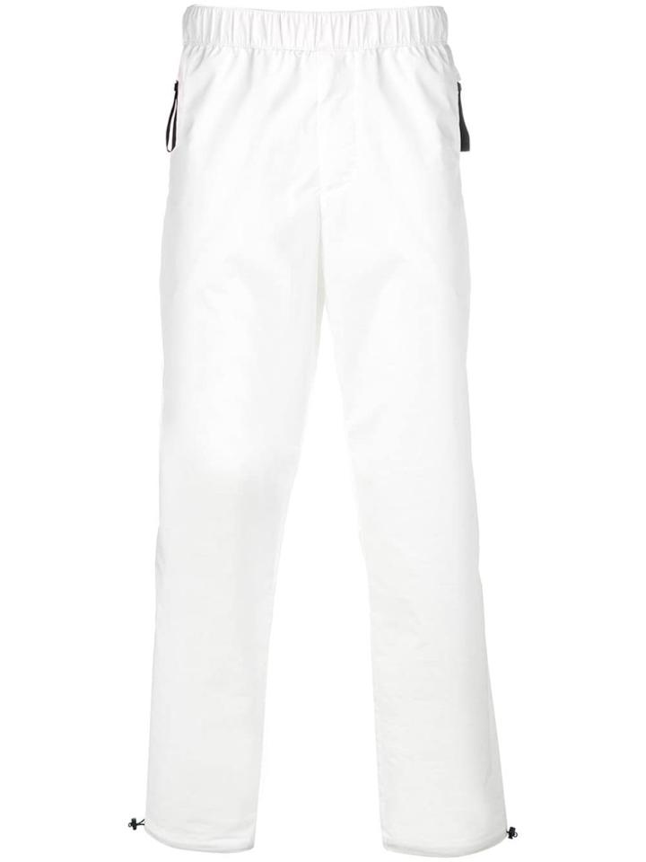 Emporio Armani Contrast Detail Trousers - White