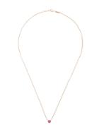 Anita Ko Embellished Heart Necklace - Nude & Neutrals