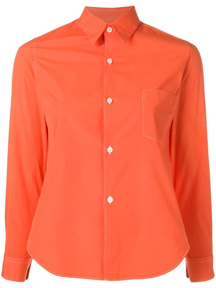 Comme Des Garçons Vintage Chest Pocket Shirt - Orange