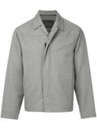 Mackintosh 0003 Boxy Shirt Jacket - Grey
