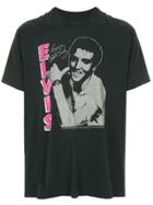 Fake Alpha Vintage Elvis Presley Print T-shirt - Black