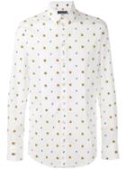 Dolce & Gabbana - Bee Print Shirt - Men - Cotton - 40, White, Cotton