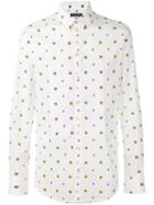 Dolce & Gabbana - Bee Print Shirt - Men - Cotton - 40, White, Cotton