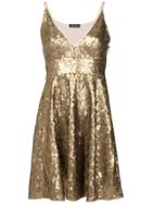 Twin-set Sequin Embellished Dress - Metallic