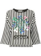Golden Goose Deluxe Brand Striped Print T-shirt - Green