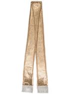 Paco Rabanne - Mesh Scarf - Women - Metal (other) - One Size, Women's, Grey, Metal (other)