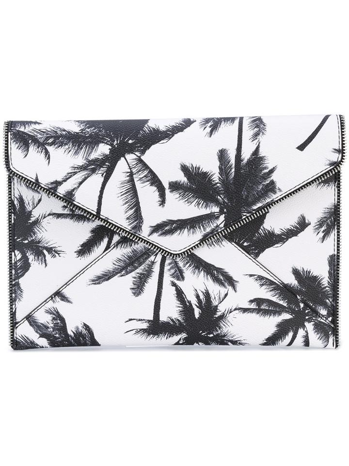 Rebecca Minkoff - Palm Tree Clutch Bag - Women - Leather - One Size, Black, Leather