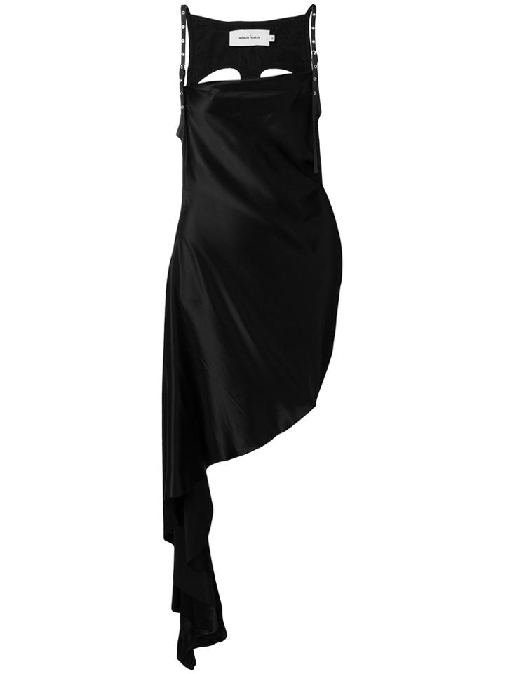 Marques'almeida Asymmetric Cut-out Detail Dress - Black