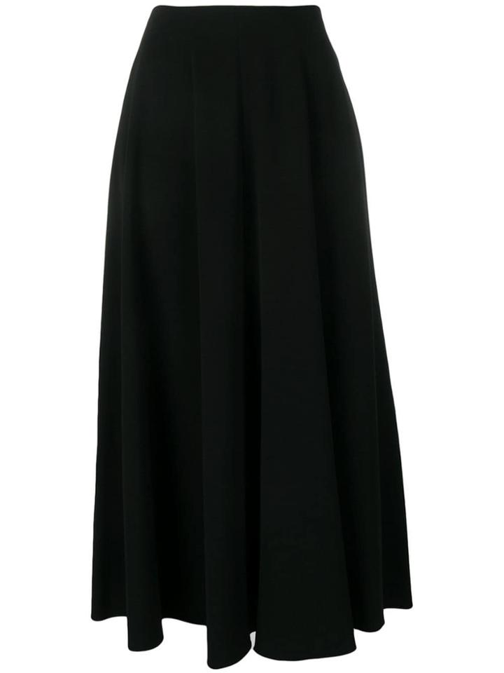 The Row Full Drape Skirt - Black