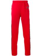 Kappa - Track Pants - Men - Polyester - S, Red, Polyester