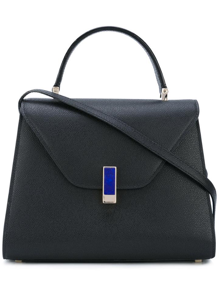 Valextra - Embellished Tote - Women - Calf Leather - One Size, Black, Calf Leather