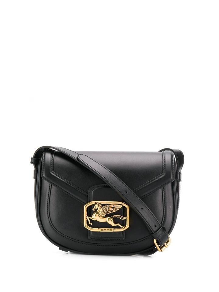 Etro Pegaso Shoulder Bag - Black