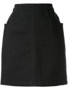 Chanel Vintage Straight-fit Mini Skirt - Black
