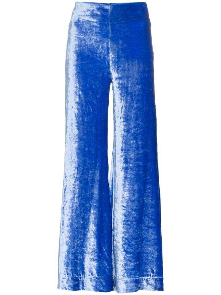 Deitas Venus Velvet Trousers - Blue