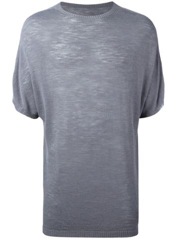 Onebyme Knit T-shirt - Grey