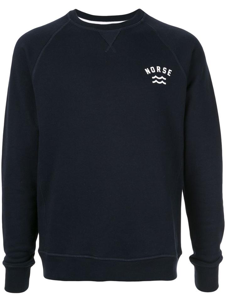 Norse Projects Embroidered Sweatshirt - Black