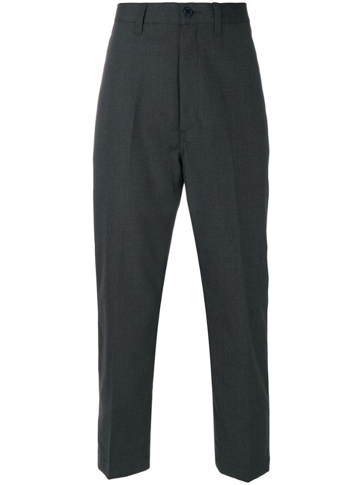 Junya Watanabe Comme Des Garçons Man Tailored Pleated Trousers - Grey