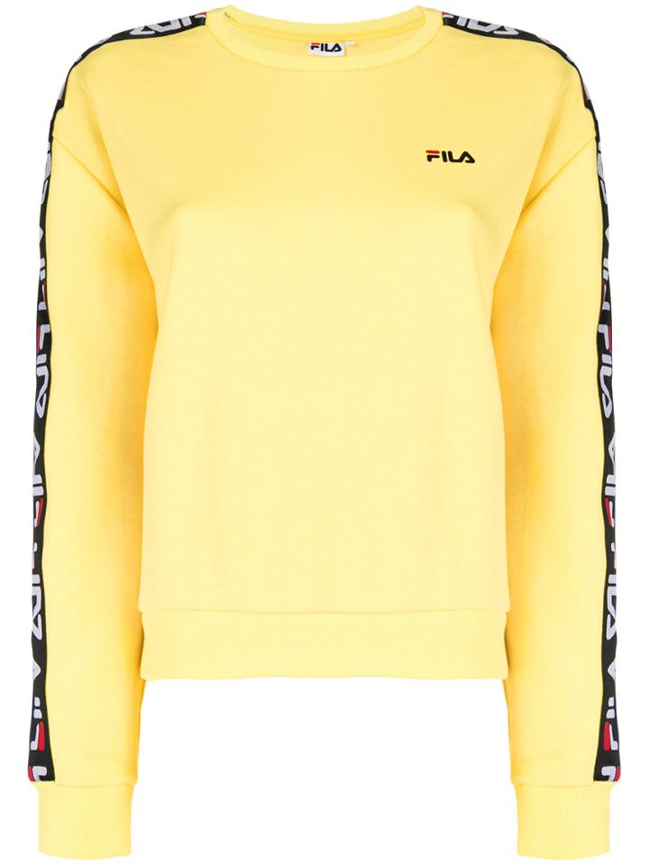 Fila Logo Taping Sweatshirt - Yellow & Orange