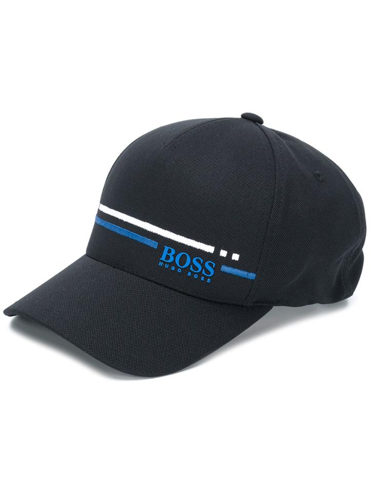 Boss Hugo Boss Logo Embroidered Baseball Cap - Black