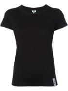 Kenzo Ribbed Round Neck T-shirt, Size: Xs, Black, Cotton/modal