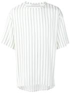 Lucio Vanotti Pinstripe T-shirt - Nude & Neutrals