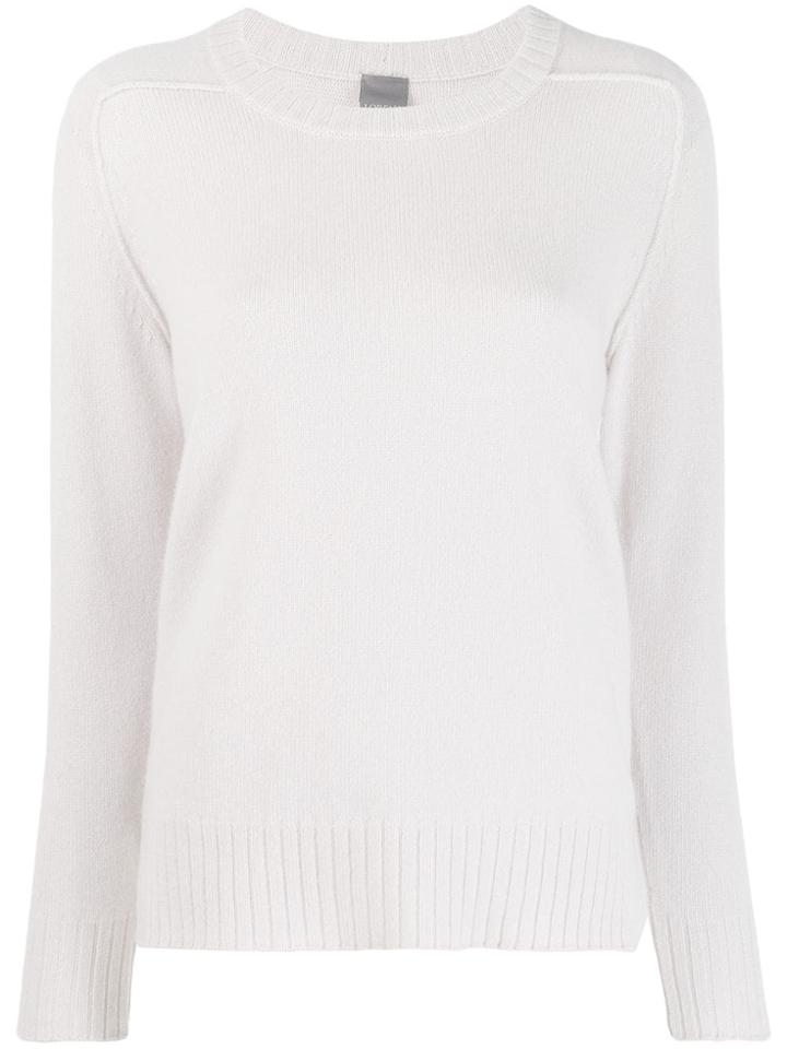 Lorena Antoniazzi Cashmere Knitted Sweatshirt - Grey