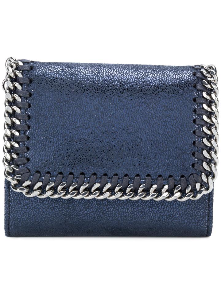 Stella Mccartney Whipstitch Wallet - Blue