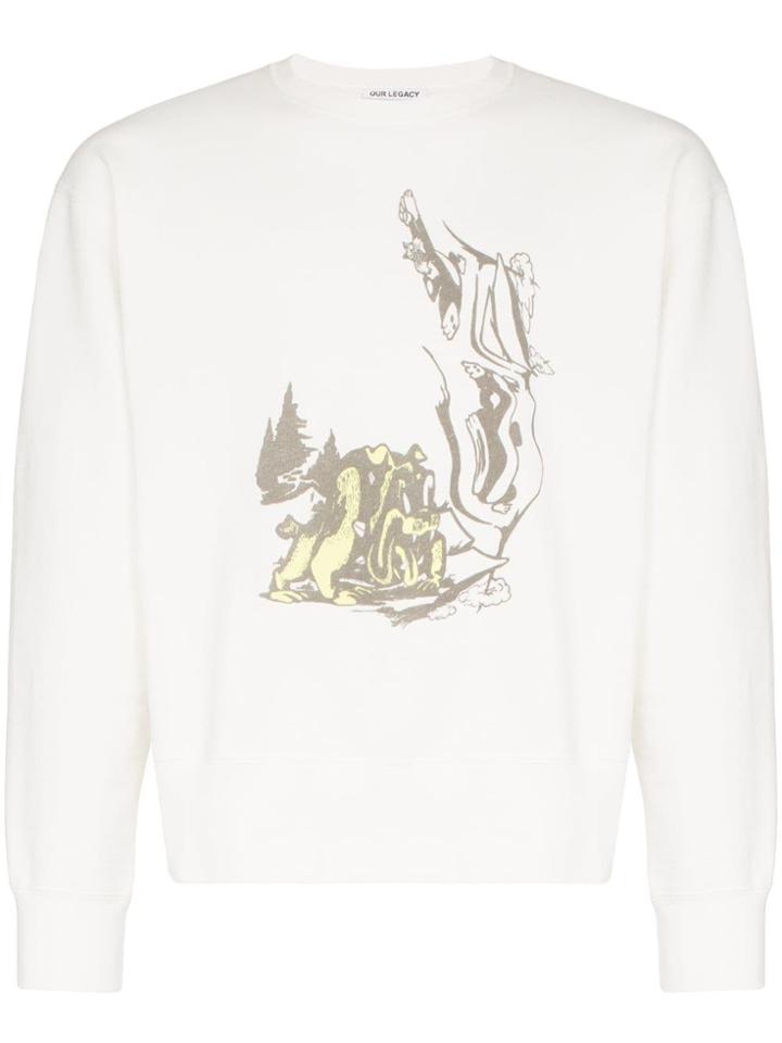Our Legacy Printed Sweatshirt - White