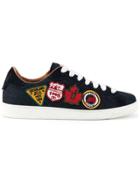 Dsquared2 Patch-work Denim Sneakers - Blue