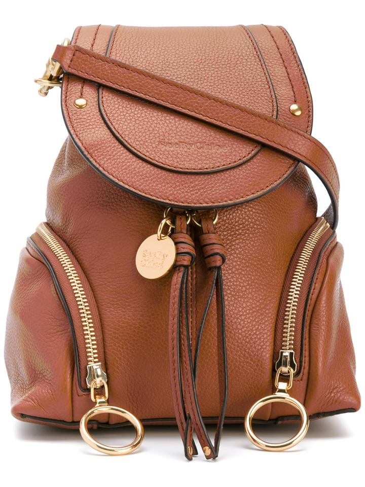 See By Chloé Polly Mini Backpack - Brown