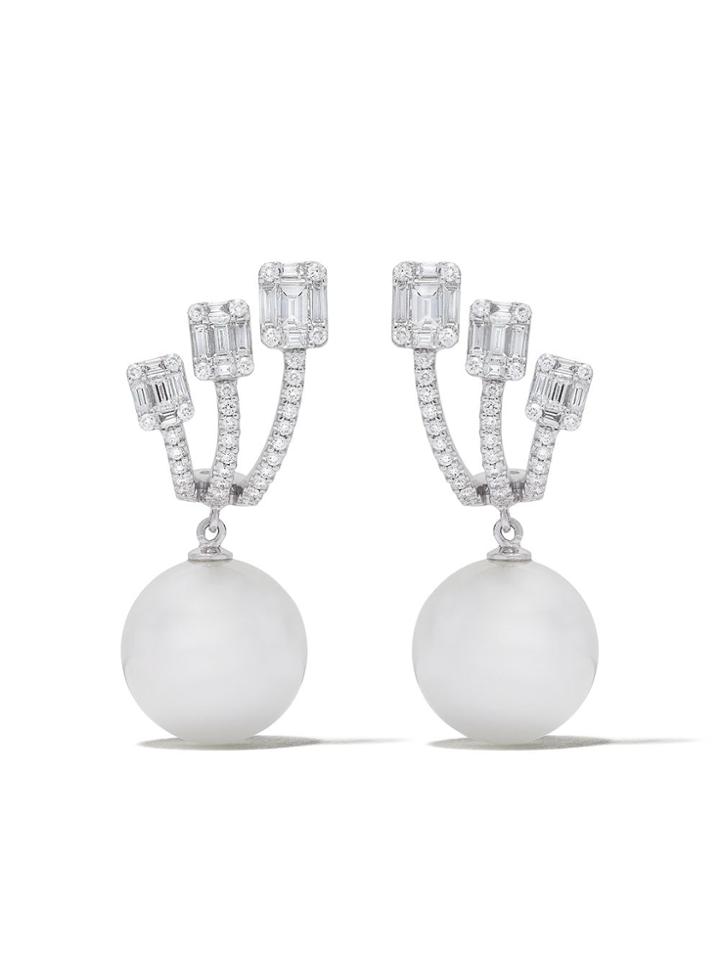 Yoko London 18kt White Gold Starlight South Sea Pearl And Diamond