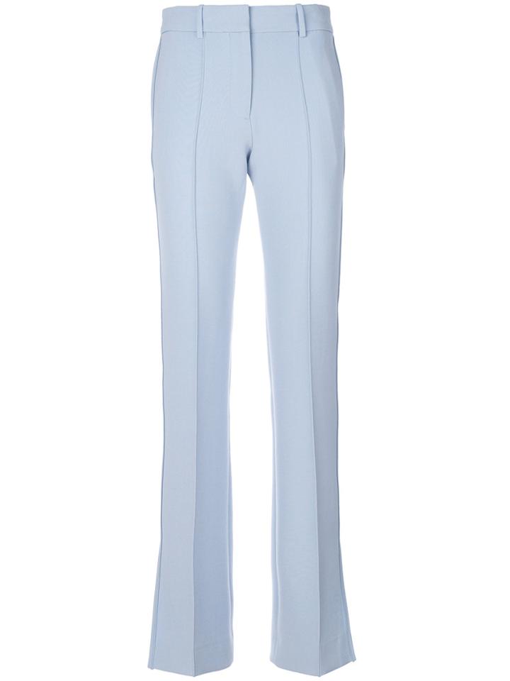 Victoria Victoria Beckham Flared High-waist Trousers - Blue