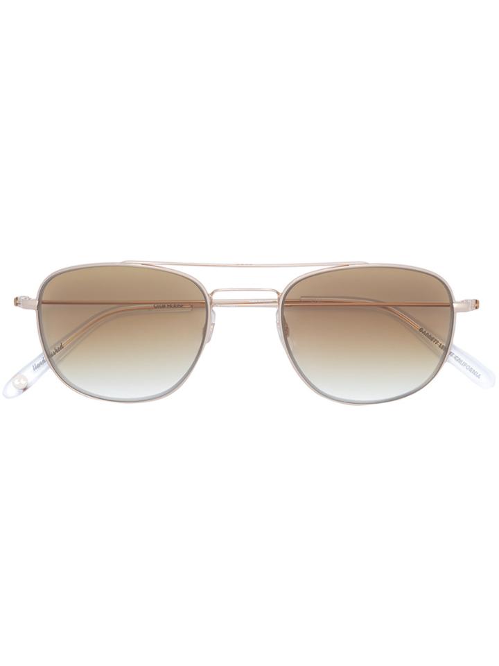 Garrett Leight Club House Sunglasses - Yellow & Orange