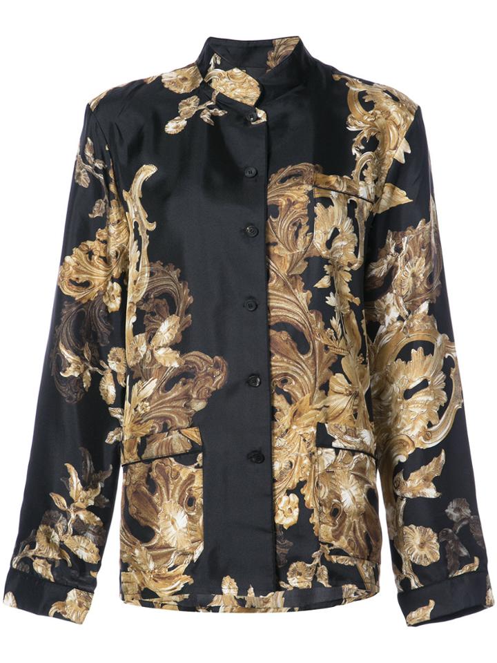 Vera Wang Ormalu Printed Pyjama Shirt - Grey