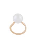 Hum Pearl Band Ring - Metallic