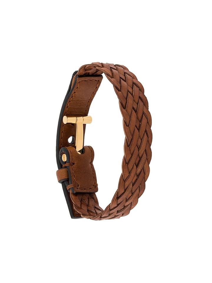 Tom Ford Woven Bracelet - Brown