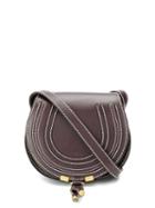 Chloé Mini Marcie Round Bag - Brown