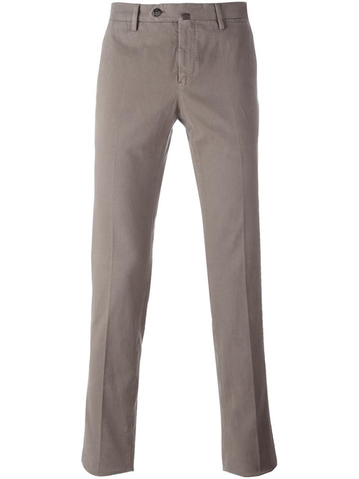 Pt01 Slim Fit Chinos, Men's, Size: 48, Nude/neutrals, Cotton/spandex/elastane