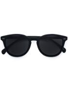 Le Specs Round Framed Sunglasses - Black