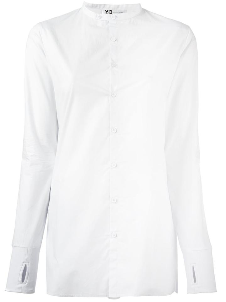 Y-3 Collarless Button Down Shirt