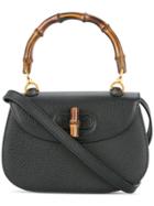 Gucci Pre-owned Bamboo Line 2-way Handbag - Black