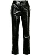Lanvin Varnished Trousers - Black
