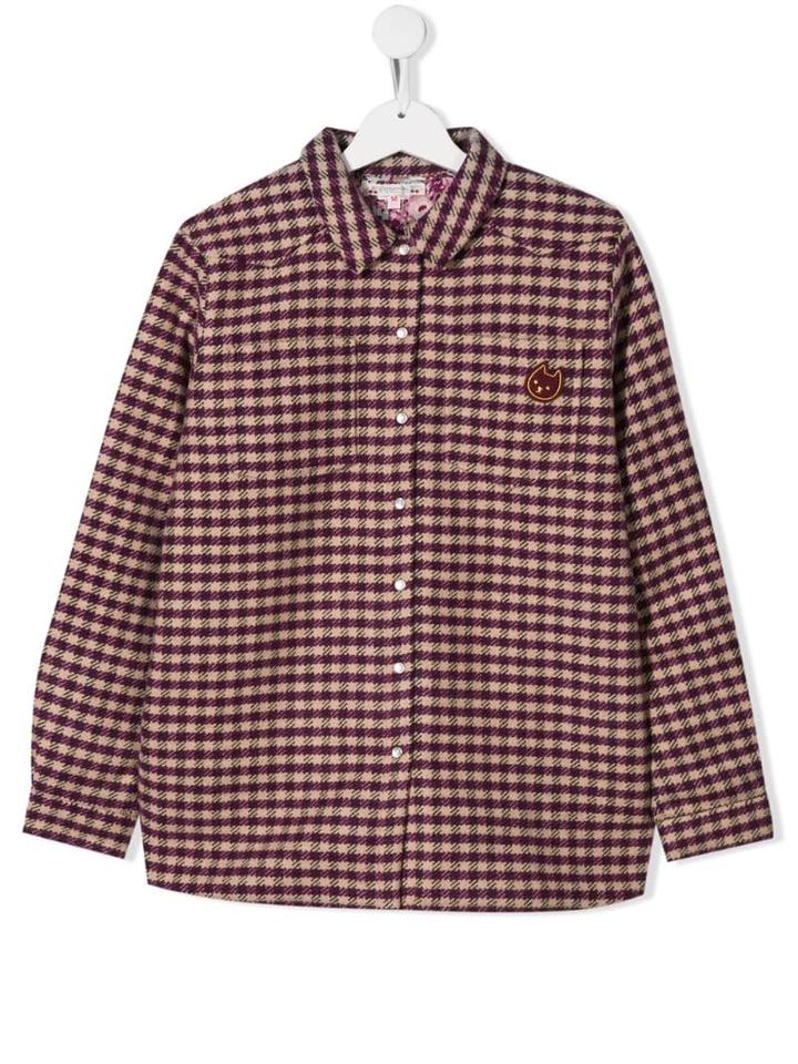Bonpoint Teen Mathilda Checked Shirt - Pink
