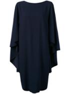 Alberta Ferretti - Oversized Dress - Women - Acetate/rayon - 46, Women's, Blue, Acetate/rayon