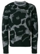Stella Mccartney Leopard Print Jumper - Black