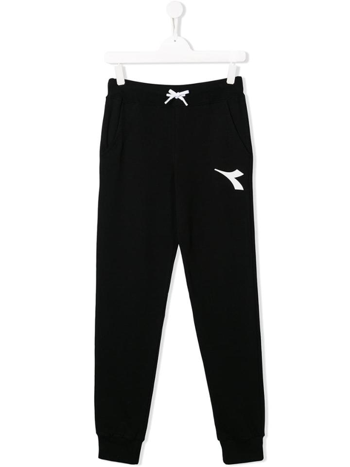 Diadora Junior Logo Track Pants - Black